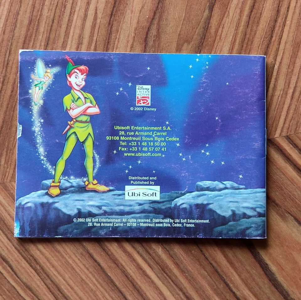 Manuale Peter Pan Ritorno A Neverland Nintendo Game Boy Advance Spagna Francia - Immagine 2 di 2