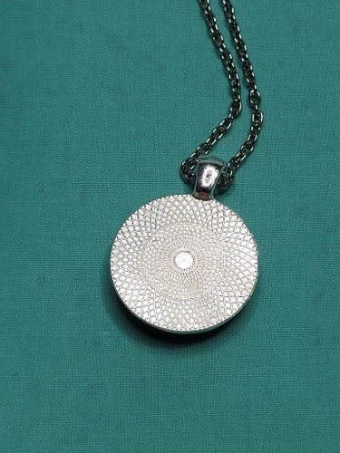 Rainbow Tree Of Life 1” Glass Cabochon Silver Pendant Necklace Jewelry - Picture 5 of 5