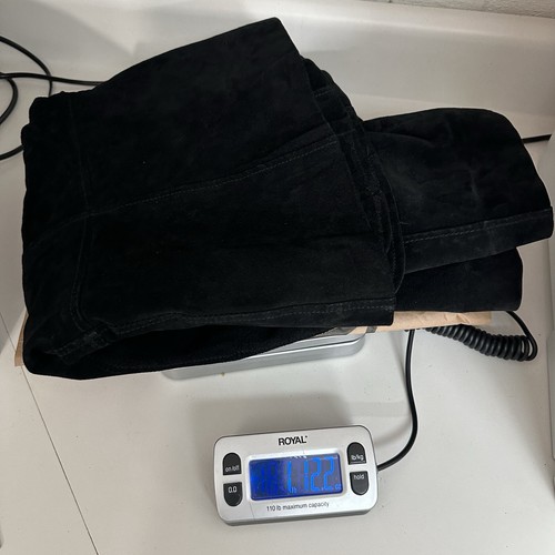 VTG Uniform John Paul Richard Leather Womens Black Blazer Lined Jacket Pockets L - Picture 10 of 10