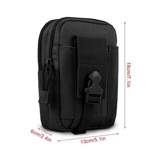 Outdoor Taktische Handy Gürteltasche Hüfttasche Sport Taille Tasche Bauchtasche - Bild 7 von 11