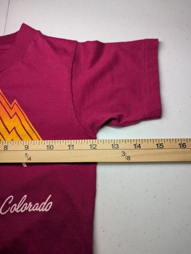 Vintage Winter Park Skiing Colorado T Shirt Kids Youth Size Small 6-8 Retro 1982 - Picture 9 of 10