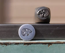 SUPPLY GUY 8mm Southwest Bear Metal Punch Design Stamp SGCH-553