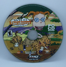 [DISC + ARTWORK ONLY] Video Game PC The Wild Thornberrys Movie Nickelodeon MINT