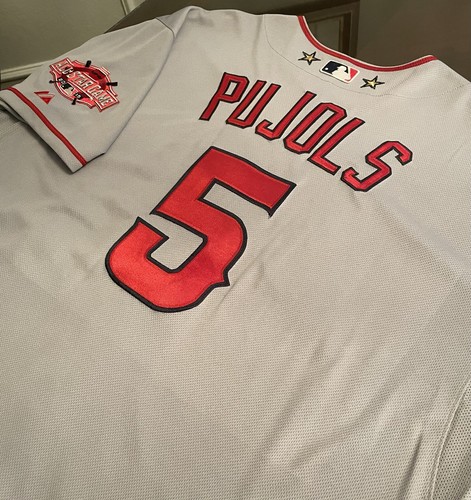 2015 ASG Albert Pujols #5 LA Angels Authentic On-Field Majestic Jersey Size 56 - Picture 9 of 22