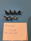 Set of Piping Tips x 7 Sugarcraft Flower tools cutters (used) (36)
