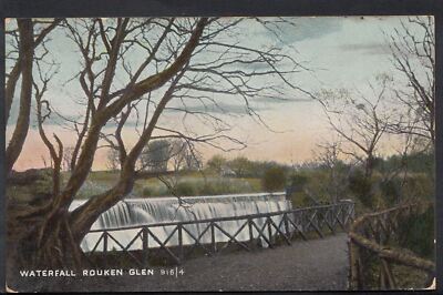 Schottland Postkarte - Wasserfall, Rouken Glen RT1593