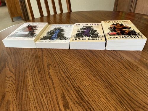 Books of Babel 1-4 Senlin Ascends by Josiah Bancroft ARC Uncorrected Proof - Picture 3 of 7