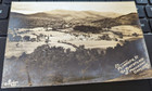 Vintage Rppc Postcard "Aerial Shot of Plymouth Vermont Birth Cal Coolidge
