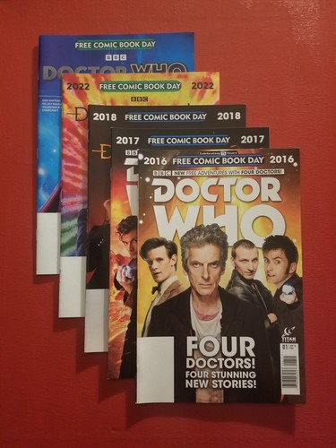 DOCTOR WHO - FREE COMIC BOOK DAY - 5 DIFFERENT COMIC BOOKS LOT - Picture 1 of 11