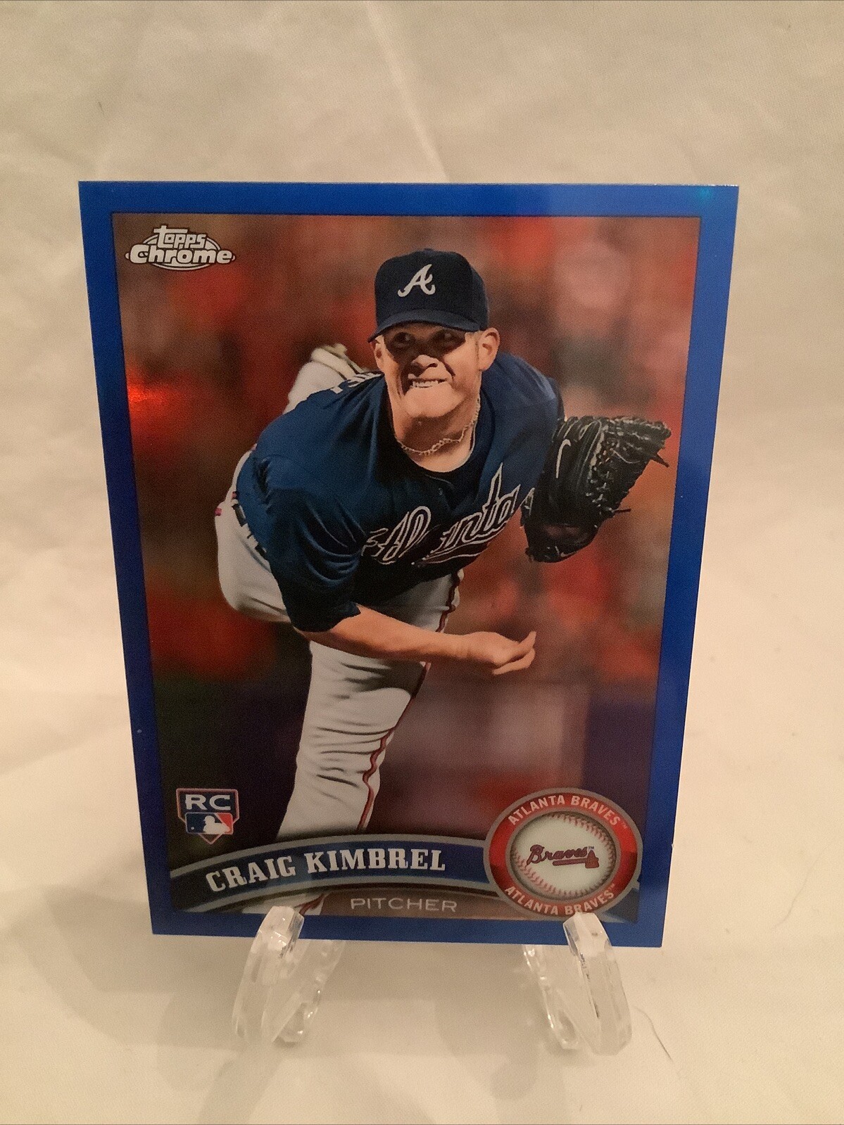 2011 Topps Chrome #195 Craig Kimbrel RC - Blue Refractor /99