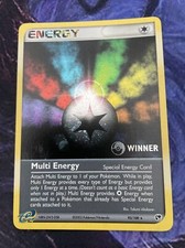 Pokemon TCG Sandstorm MULTI ENERGY Winner Stamped Holo (93/100) Near Mint