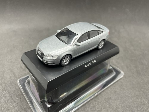 Kyosho 1/64 Audi collection S6 Silver diecast model car 23D3 - Picture 1 of 5