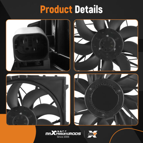 RADIATOR CONDENSER COOLING FAN BRUSHLESS MOTOR 600W FOR BMW X3 E83 2004-2010 - Bild 9 von 12