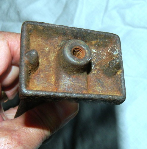 Antiguo Rústico Hierro Fundido Rústico Dama con Bola Llama Puerta de Mano Victoriano - Imagen 6 de 7