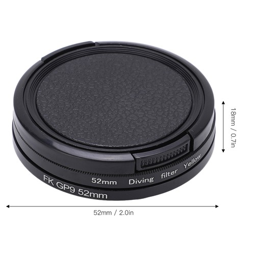 52Mm Yellow Camera Lens Contrast Filter For 9 Action Camera Lens Prot SLK - Picture 10 of 12