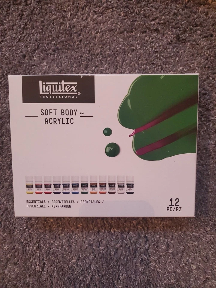 Liquitex Professional Soft Body Acrylic Paint Set, 12pcs