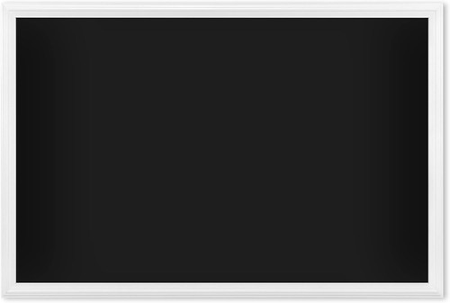 Magnetic Chalkboard, 30"x20", White Wood Style Frame, remium Matte Surface - Picture 8 of 38