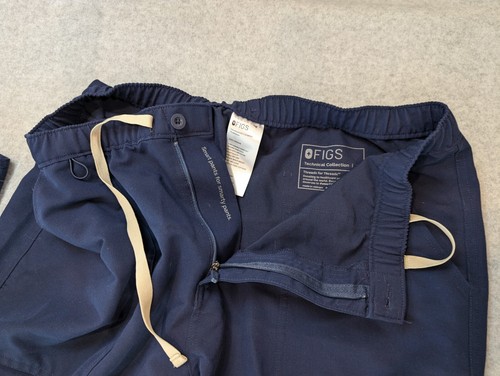 FIGS Peeling Set Damen groß blau kurzarm hochwertig medizinische Krankenschwester Uniform - Bild 7 von 22