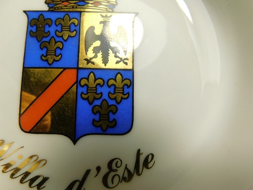 Richard Ginori~5-Star Hotel Villa d'Este Ashtray 1973 No Damage Seen Great Shape - Picture 13 of 24