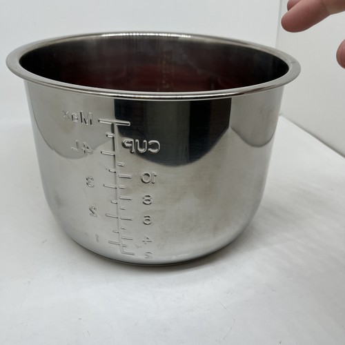 Instant Pot Replacement Bowl for IP-LUX60 6-Quart OEM 10 Cup 4 L + Rubber Insert - Picture 9 of 11