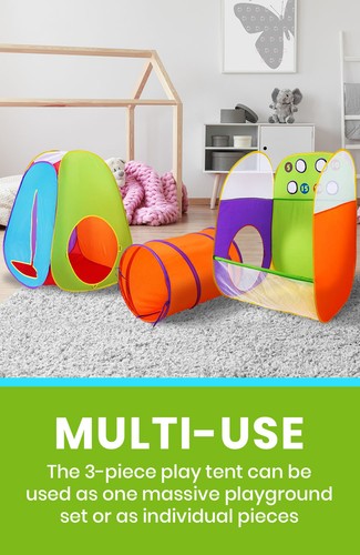Alvantor Pop Kinder Spielzelt Spielzeug Zelt Tunnel Bällebad Indoor Outdoor Babyzelt - Bild 5 von 11