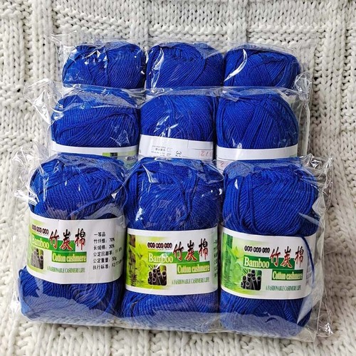 Sale 9SkeinsX50gr Bamboo Cotton Baby Blankets Hand Knitting Crochet Yarn 23 - Picture 1 of 24