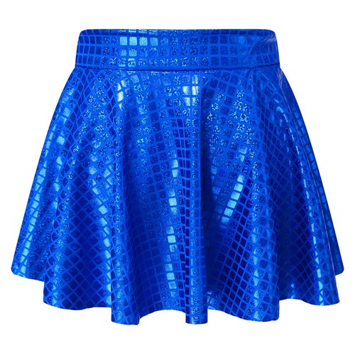 Falda interior elástica para mujer Falda ceñida al cuerpo Falda brillante Animadora Jazz - Imagen 7 de 65