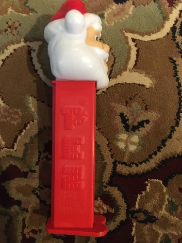 Santa Clause Candy PEZ Red Dispenser Toy Footed Rectangle Glasses Hat 2002 - Picture 5 of 9