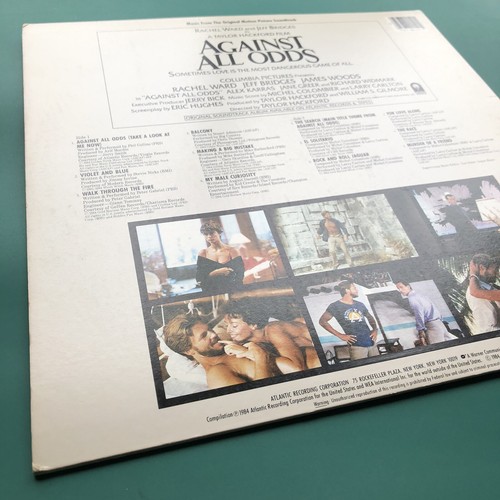 Phil Collins AGAINST ALL ODDS Film Soundtrack LP Stevie Nicks Peter Gabriel USA - Picture 6 of 12
