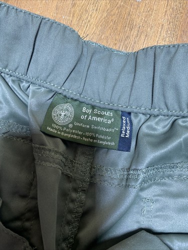 Boy Scouts America Pants Medium Relaxed Fit Switchback Mens With Zip-off Leg - Picture 6 of 10