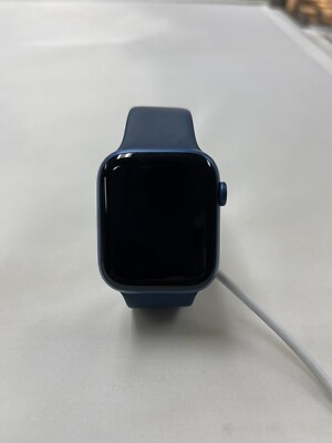 APPLE WATCH SERIES 7 ( A2474 ) 45MM BLUE ALUMINUM GPS 32GB | eBay
