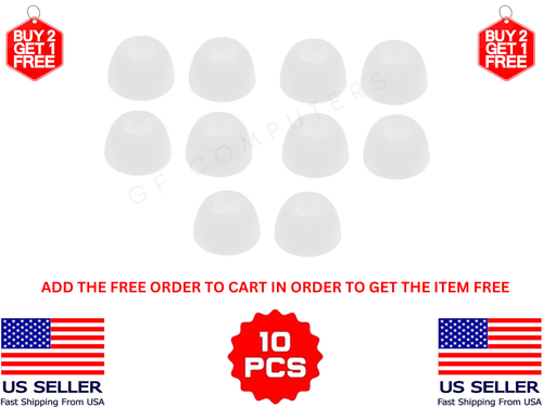 10 auricolari in silicone MED per cuffie NC Harman Kardon HARKAR-NI SOHO II - Foto 7 di 7