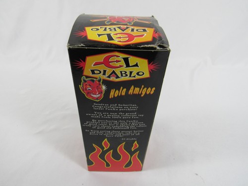 Funko Wacky Wobbler El Diablo Devil Figure 1999 Bobblehead tuta blu con scatola - Foto 11 di 13