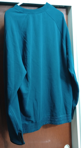 NIKE INTERNATIONAL LINE MEN'S SWEATSHIRT TEAL-BLUE COLOR XL ELASTIC WAIST NWOT - Picture 2 of 10