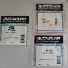 NOS OEM (LOT OF 3) QUICKSILVER MERCURY Restriction Plate 60207