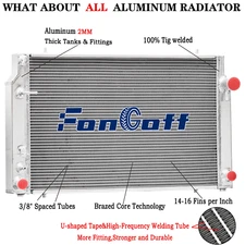 4 Rows Aluminum Radiator For 1976-1996 1993 JAGUAR XJS XJ12 V12 5.3L 6.0L Auto