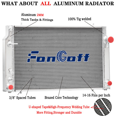 4Row Aluminum Radiator For 1976 1977-1996 JAGUAR XJS XJ12 V12 5.3L 6.0L Auto