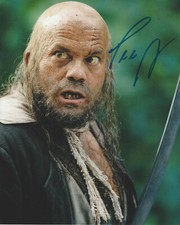 LEE ARENBERG SIGNED 'PIRATES OF THE CARIBBEAN' 8x10 MOVIE PHOTO 4 w/COA ACTOR