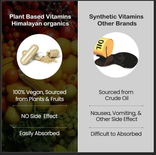 Himalayan Organics Plant Based Iron Supplement With Folate Boost Energy 90 Caps - Picture 5 of 5