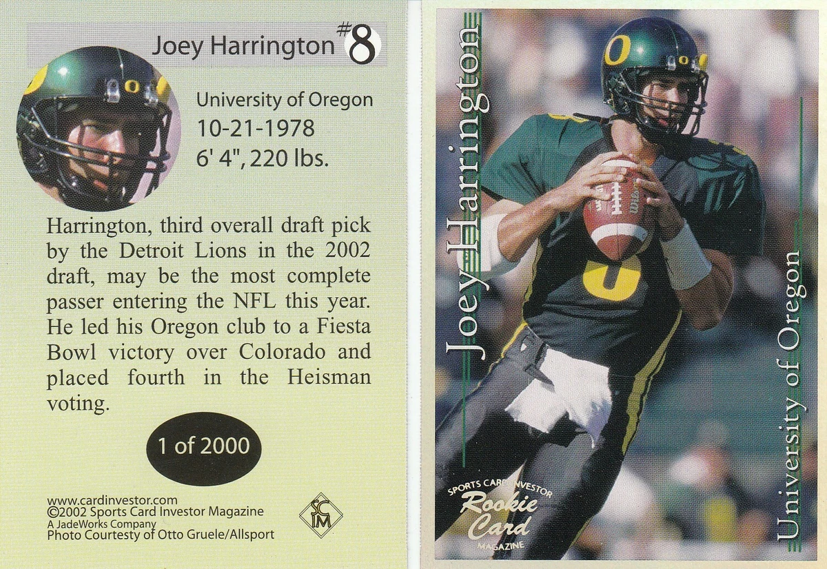 Joey Harrington Ducks jersey