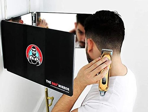LIPFISBARBERSHOP.COM The 360° Mirror - 3 Way Mirror for Self Assorted Colors - Picture 10 of 28