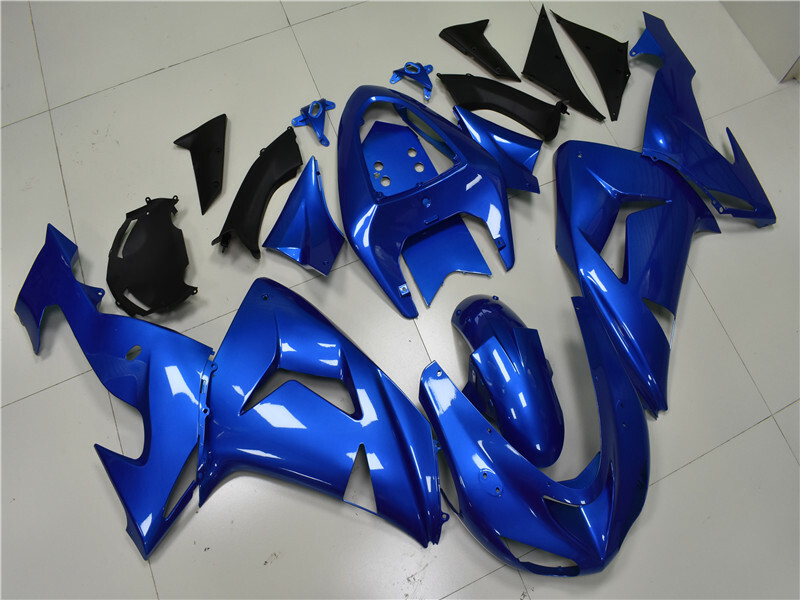 MSA Fit for Kawasaki Ninja 2006-2007 ZX10R Plastic Blue