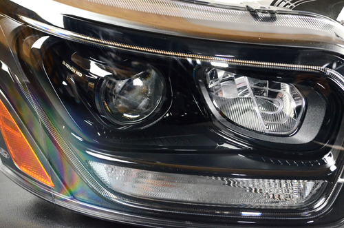 Perfect! 2020-2025 Ford Transit Bi-Xenon HID LED Headlight Right RH Black OEM - Picture 5 of 14