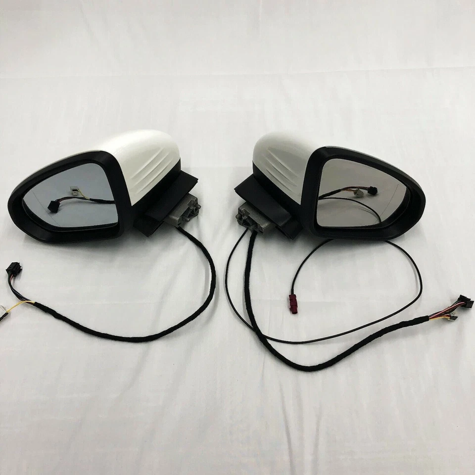 Par de espejos retrovisores laterales para puerta de coche W177 para Mercedes Benz Clase A A200 A220 A250 blanco Foto 2 de 4