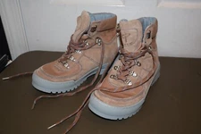 NEW 8 EREM Men's Xerocole Beige Tan Leather Lace Up Ankle Lug Sole Hiking Boots