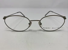 Perry Ellis Eyeglasses Frame France PE 131-3 50-19-140 Brown Full Rim Metal L498