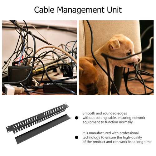 Server Rack Mount Open Slot Wire Duct Server Cable Management Cord Concealer - 第 4/12 張圖片
