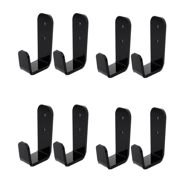 4 Pairs Fishing Rod Holder with Screws Hockey Display Wall Mount Fishing Rod 4 Pairs Fishing Rod Holder with Screws Hockey Display Wall Mount Fishing Rod