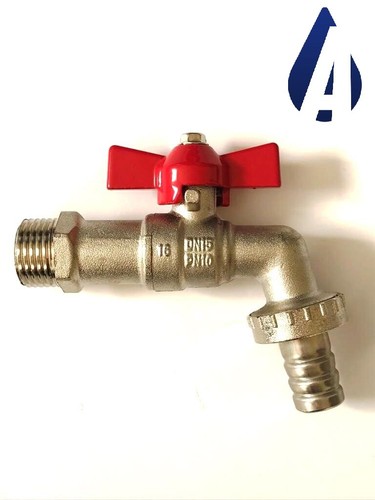 Kugelhahn 1/2 bis 1 Zoll Absperrhahn Schrägsitzventil Absperrventil Wasserhahn - Bild 11 von 16