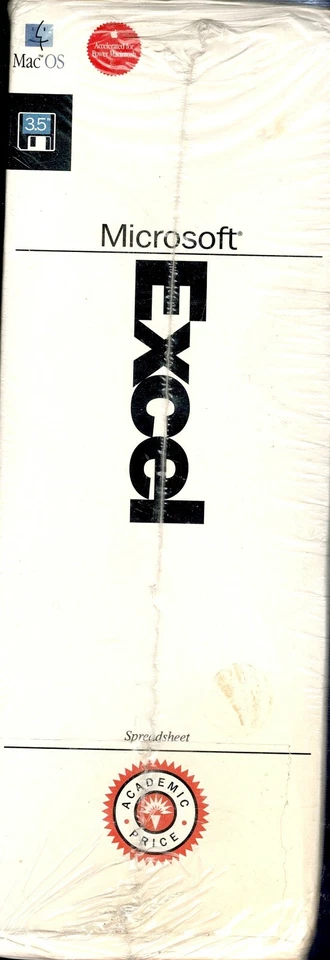 Microsoft Excel Version 5.0 For Mac and Power Mac New 3.5" Floppy Mac 7, 8, 9 - Image 4 of 4